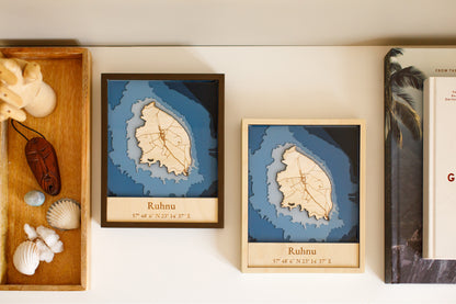 Custom Laser Cut Map