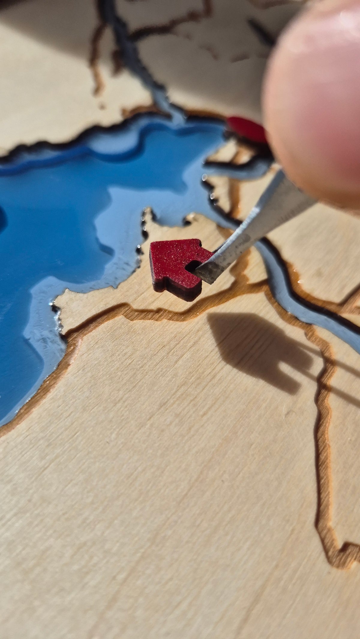 Icons can be placed for important locations.