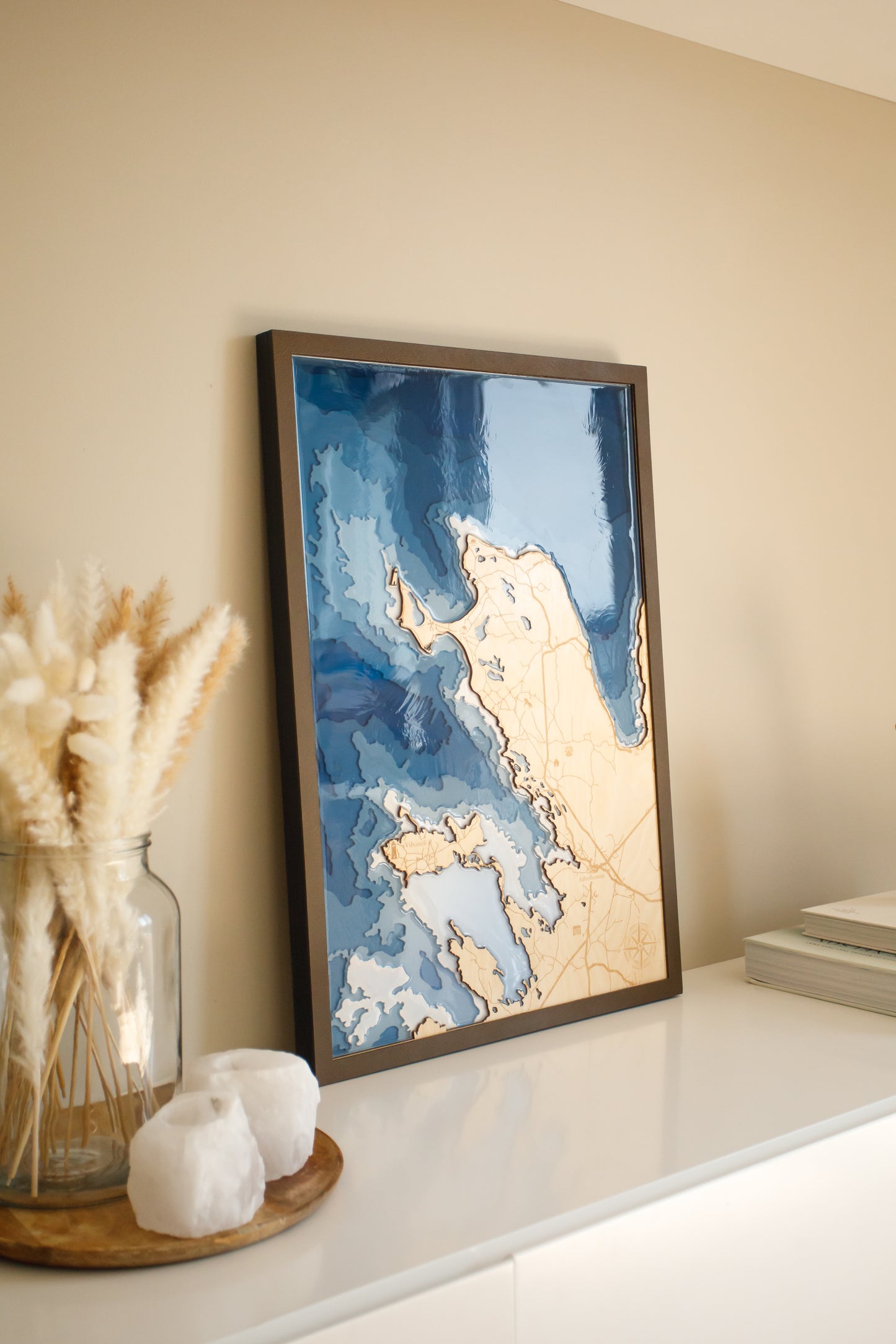Custom Laser Cut Map